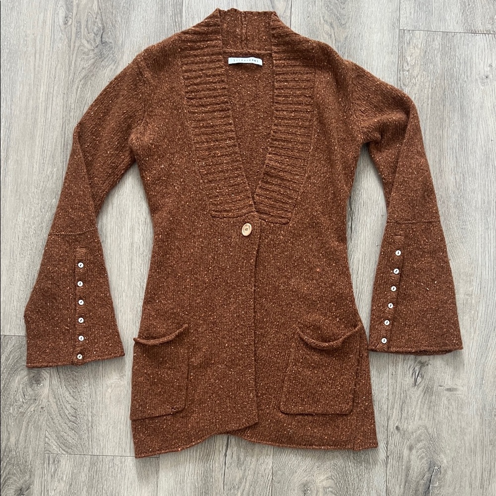 Lily McNeal Women's Cardigan with Button Details size Small